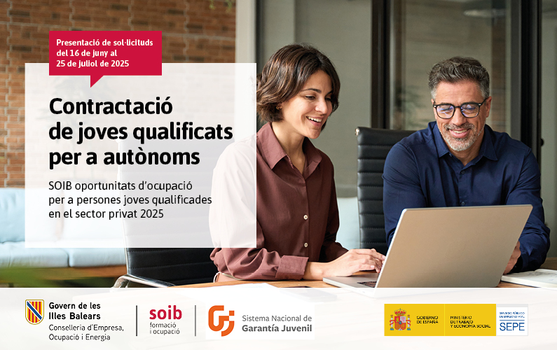 Contractació de joves qualificats per a autònoms