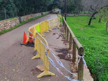 El camí del Rafal queda tancat per ordre de l'Ajuntament
